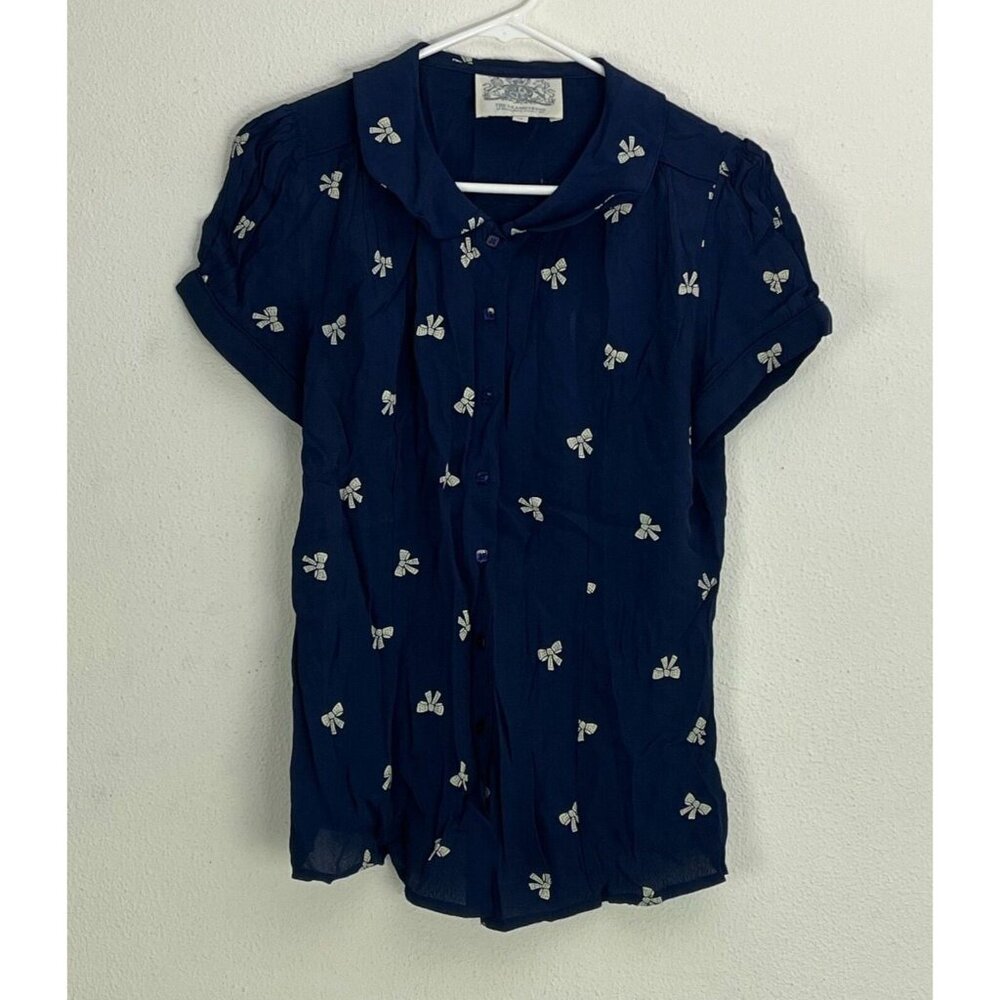 Vintage 1940'sThe Seamstress of Bloomsbury Womens Short Sleeve Shirt 12 Casual